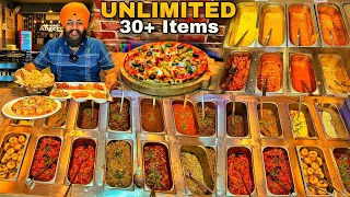 30+ Items wala UNLIMTED FOOD Buffet Veg & Non Veg  | Unlimited Pizza | Street Food India