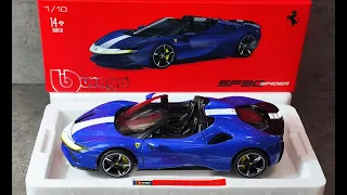 1/18 Bburago Ferrari SF90 Spider Blue