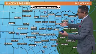 DFW weather: Most of North Texas at risk for black ice on roads