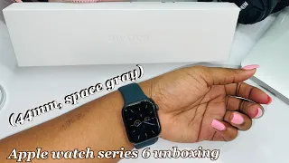 Apple Watch Series 6 Unboxing + Setup! 44mm, Space Gray