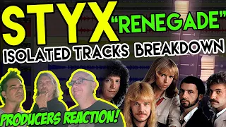 Styx - Renegade [ISOLATED TRACKS - REACTION & ANALYSIS] musicians react S01E22