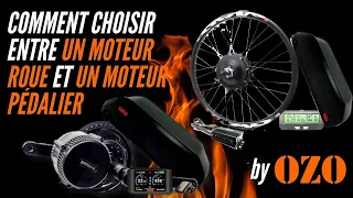 Moteur roue VS moteur pédalier : Quoi choisir pour son vélo électrique ?