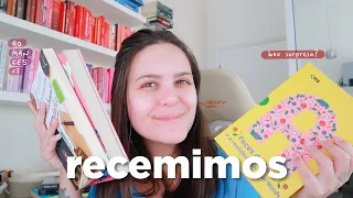 chegaram mais livrinhos por aqui | unboxing de livros