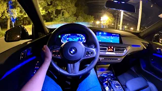 Новый BMW 1 серии 2021 - НОЧНОЙ POV тест-драйв и ПОЛНЫЙ ОБЗОР (118i M Sport)