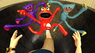 SPARTAN KICKING ELMO & HUGGY WUGGY!! Garry's Mod