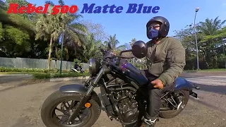 Honda Rebel 500 Matte Blue