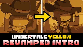 Undertale Yellow - Revamped Intro (+ Comparison)