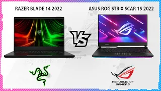 RAZER BLADE 14 2022 VS ASUS ROG STRIX SCAR 15 2022