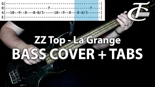 ZZ Top La Grange bass cover with play along tabs - SIMPLE BEGINNER VERSION