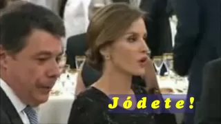 La princesa Letizia le dice "Jódete" al príncipe Felipe que contesta "No me importa"