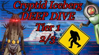 Cryptid and Mysterious / Mythical Creatures Iceberg Explained Tier 1 Part 2 | Emperor Zeech