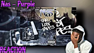 First Time HEARING | Nas - Purple REACTION!