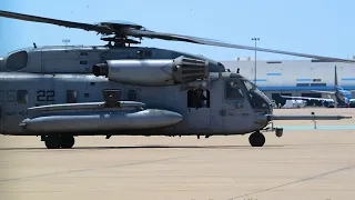 HMH-464 Condors CH-53E Startup & Departure at Fort Worth Alliance