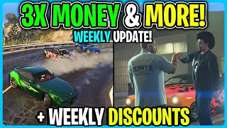 GTA Online WEEKLY UPDATE 3X Money & More!