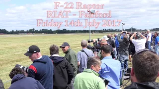 F-22 Raptor - RIAT Fairford - [4K/UHD]