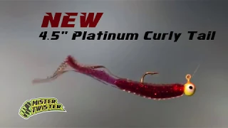 Mister Twister: New Platinum Curly Tail vs Twister Tail - Underwater Footage!