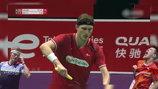 Viktor Axelsen vs Lee Cheuk Yiu | Thomas Cup 2024 估唔到李卓耀噶成長速度咁快，2024湯杯李卓耀vs安賽龍，個人精剪