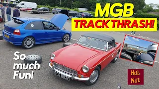 Track Day fun in an old car! MGB tackles Castle Combe. How will it perform?