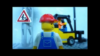 Lego Lawn mower fail lego stop motion