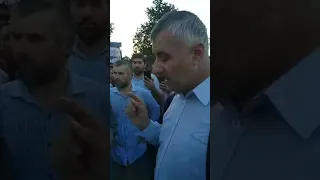 Митинг на площади в Сунже против захвата Ингушских земель. 25.09.2018