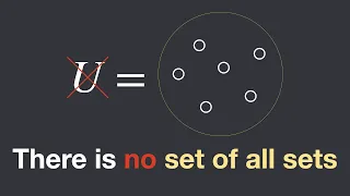 The Reason Why the Set of All Sets Doesn't Exist