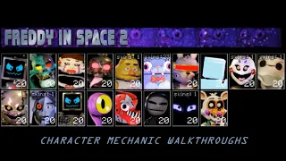 Ultra Custom Night (1.6.6) | CHARACTER MECHANIC WALKTHROUGHS | Freddy In Space 2