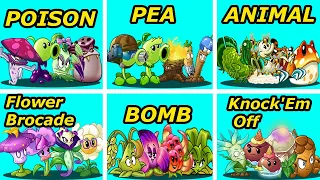 Random 6 Team Plants Battlez - Who Will Win? - PvZ 2 Team Plant vs Team Plant (Official & China)