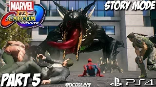 Marvel vs Capcom Infinite Story Mode Gameplay Walkthrough Part 5 - Power Stone - PS4 Lets Play