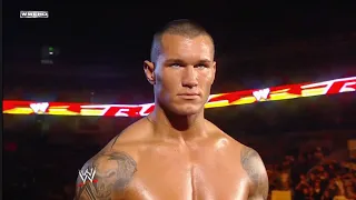Randy Orton Entrance VS Undertaker WWE RAW 2009