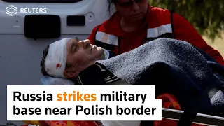 Russia strikes military base near Ukraine's border with Poland