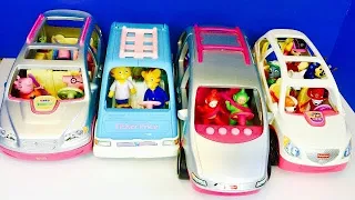 Musical FISHER PRICE SUV Van Collection with PEPPA Pig, TELETUBBIES & PAW Patrol Toys!