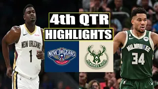 New Orleans Pelicans vs Milwaukee Bucks 4th QTR HIGHLIGHTS | March 28 | 2024 NBA Season