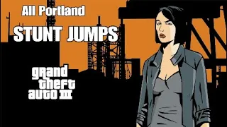 GTA 3 All Portland Stunt Jumps trilogy definitive edition