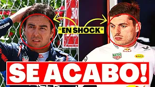 la F1 en SHOCK tras CONOCER los PROBLEMAS de SERGIO PEREZ y VERSTAPPEN en RED BULL por ESTO...!