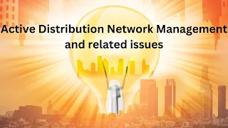 Active Distribution Network Management and related issues.