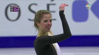 Carolina Kostner (ITA) - 2017 European Figure Skating Championships Short Program - NBC