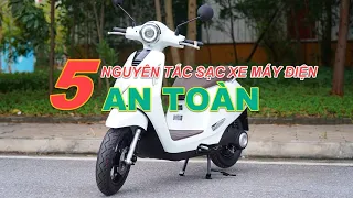 Hướng dẫn sạc xe máy điện, xe đạp điện đúng cách