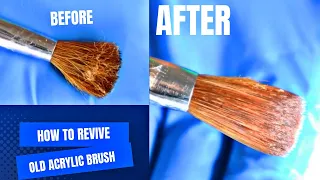 How to CLEAN and RESTORE a Damaged Acrylic Brush