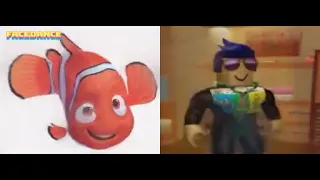 nemo and roblox guy sings numa numa