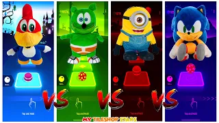 Woody Woodpecker & Gummy Bear & Minions Cute & Sonic.🏆 Who Is Best?