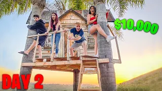 Last to LEAVE THE TREEHOUSE WINS $10,000! - Challenge