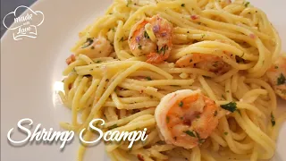 Shrimp Scampi With Butter Spaghetti Recipe 🍤