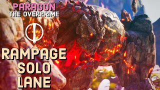 Paragon The Overprime | Rampage Solo Lane Tank Gameplay