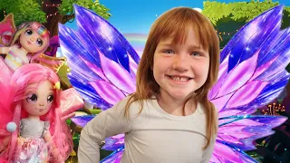 Adley has a FAIRY DREAM 🧚‍♀️  Finding 3 magic fairies hidden inside the house with Mom and Dad!