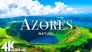 FLYING OVER AZORES (4K UHD) - Relaxing Music Along With Beautiful Nature Videos - 4K Video HD