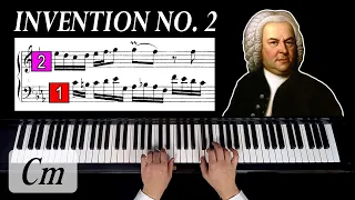 CANON COMPOUND - Bach Invention no. 2 in C minor - Analysis