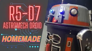 HOMEMADE REAL LIFE ASTROMECH DROID!  part 1