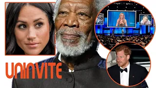 SUSSEX UNINVITED! Meg Chocked As Morgan Freeman Drag Haz Off AFI Life Achievement Award 2024 Stage