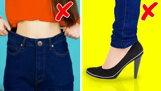 30 LIFE HACKS FOR CLOTHES YOU WEAR WRONG