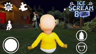 Playing As “THE BABY IN YELLOW” In Ice Scream 8 | Mod Menu